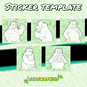 Bear stickers for Telegram