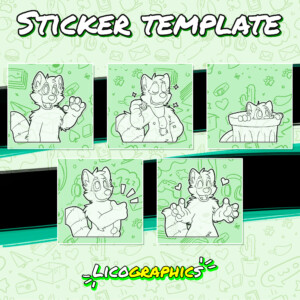 Raccoon stickers