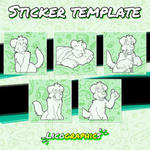 Dog stickers