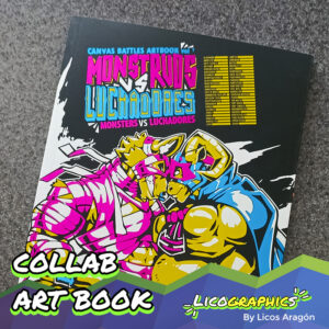 Monstruos vs luchadores collab artbook